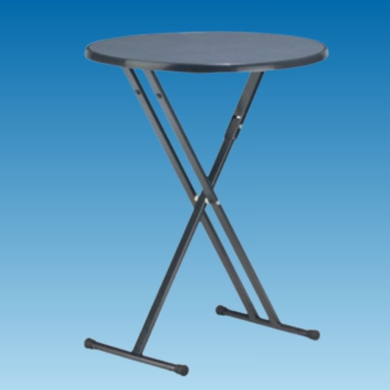 Statafel rond ø 86cm met kruispoot - 't Hekeltje